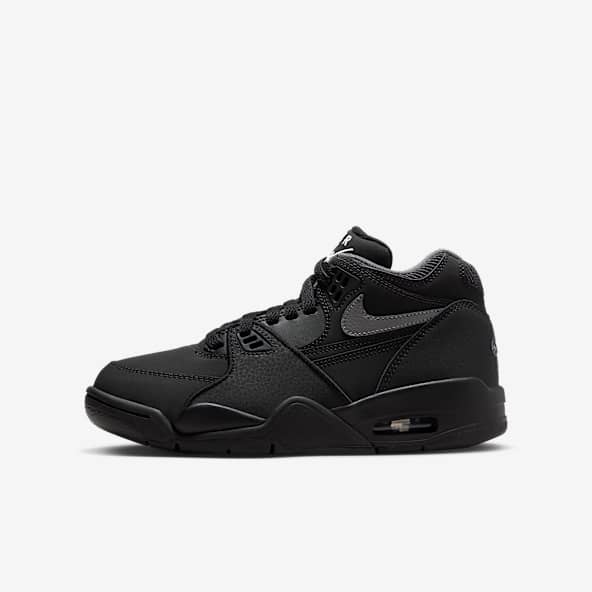 Boys all black sneakers sales